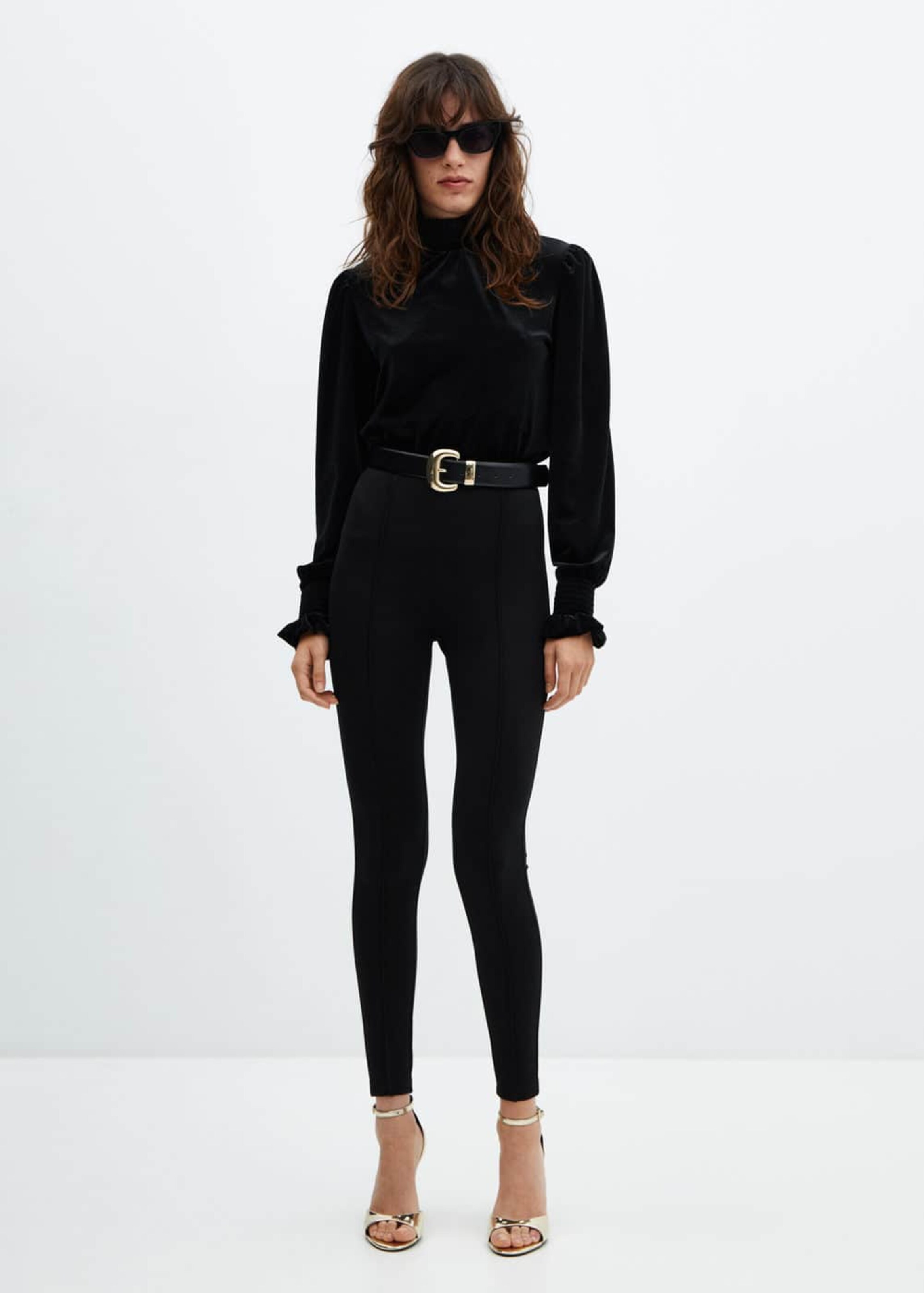 Mango schwarze bluse Clearance